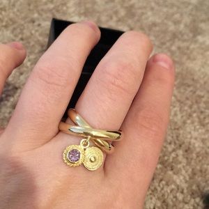 Technibond 925 gemstone ring